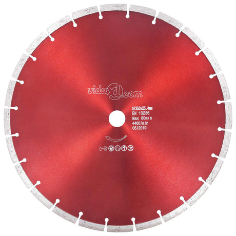 Vidaxl Diamond så blad 350 mm stål