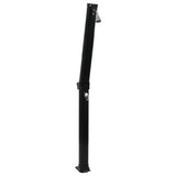 Vidaxl Solardouche sammenfoldelig 23 L 214 cm sort
