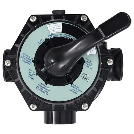 Vidaxxl multiport ventil til sandfilter 6-vejs 1,5 abs