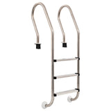 Vidaxl swimmingpoolstige med 3 sportsgrene 120 cm rustfrit stål 304