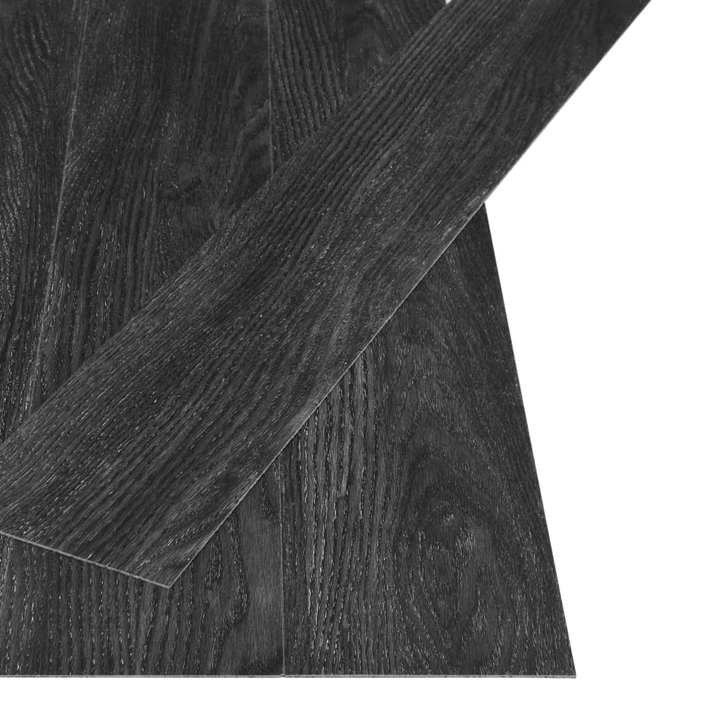 Vidaxl Floorboards Selvlavt 4,46 m² 3 mm PVC Oak Anthracite