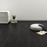 Vidaxl Floorboards Selvlavt 4,46 m² 3 mm PVC Oak Anthracite