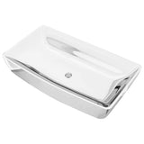 Vidaxl Washbasin 71x38x13,5 cm keramisk sølvfarvet