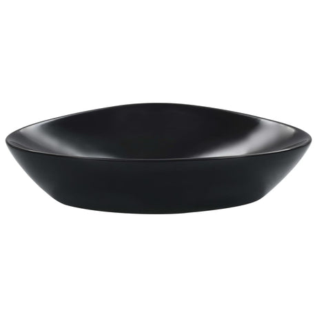 Vidaxl Washbasin 58.5x39x14 cm keramisk sort