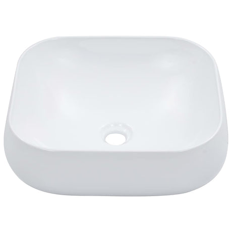 Vidaxl Washbasin 44.5x39.5x14.5 cm keramisk hvid