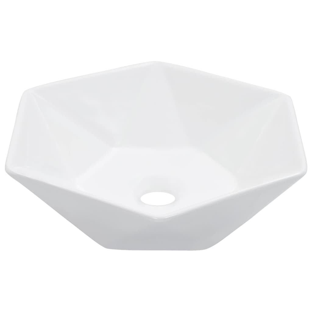 Vidaxl Washbasin 41x36.5x12 cm keramisk hvid