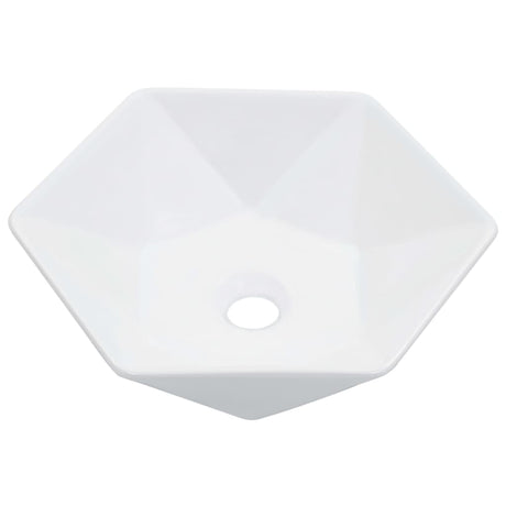 Vidaxl Washbasin 41x36.5x12 cm keramisk hvid