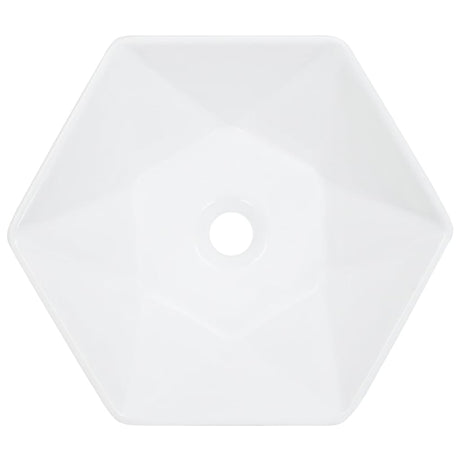 Vidaxl Washbasin 41x36.5x12 cm keramisk hvid