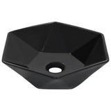 Vidaxl Washbasin 41x36.5x12 cm keramisk sort