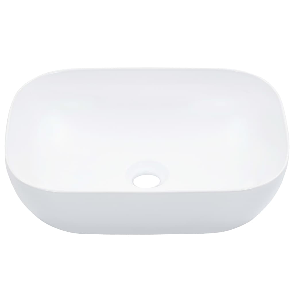 Vidaxl Washbasin 45.5x32x13 cm keramisk hvid
