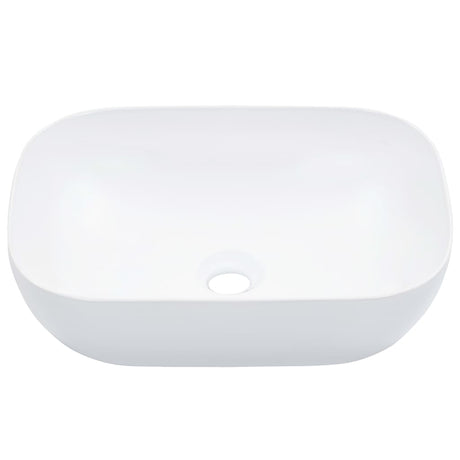 Vidaxl Washbasin 45.5x32x13 cm keramisk hvid