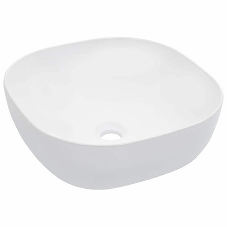 Vidaxl Washbasin 42.5x42.5x14,5 cm keramisk hvid