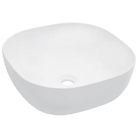 Vidaxl Washbasin 42.5x42.5x14,5 cm keramisk hvid