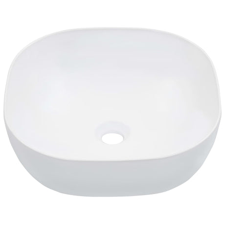 Vidaxl Washbasin 42.5x42.5x14,5 cm keramisk hvid