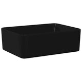 Vidaxl Washbasin 40x30x13 cm keramisk sort