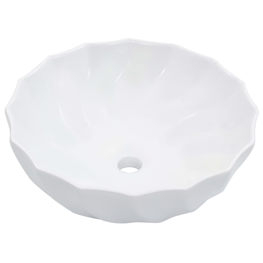 Vidaxl Washbasin 46x17 cm keramisk hvid