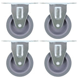 Vidaxx Faste hjul 4 stk 75 mm