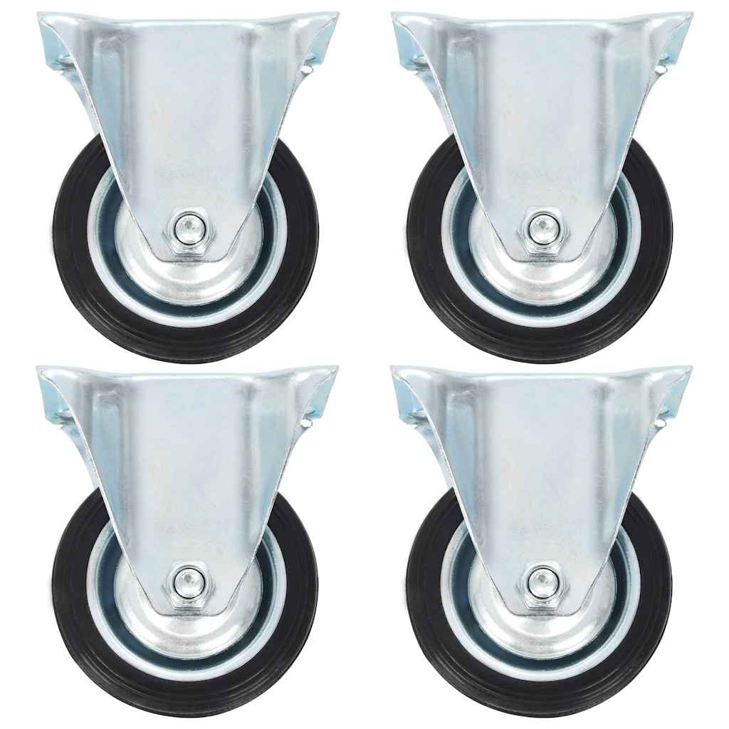 Vidaxx Faste hjul 4 stk 75 mm