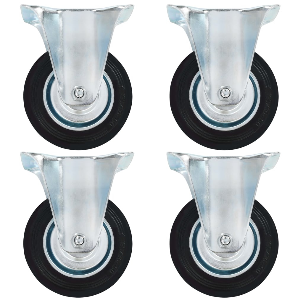 Vidaxx Faste hjul 4 stk 100 mm