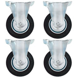 Vidaxx Faste hjul 4 stk 100 mm