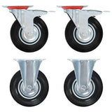 Vidaxl Wheels 4 stk 125 mm