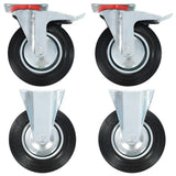Vidaxl Wheels 4 stk 200 mm
