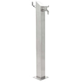 Vidaxl Garden Water Column Square 95 cm rustfrit stål