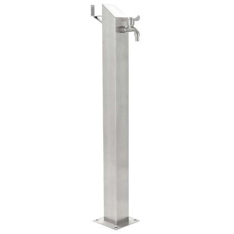Vidaxl Garden Water Column Square 95 cm rustfrit stål
