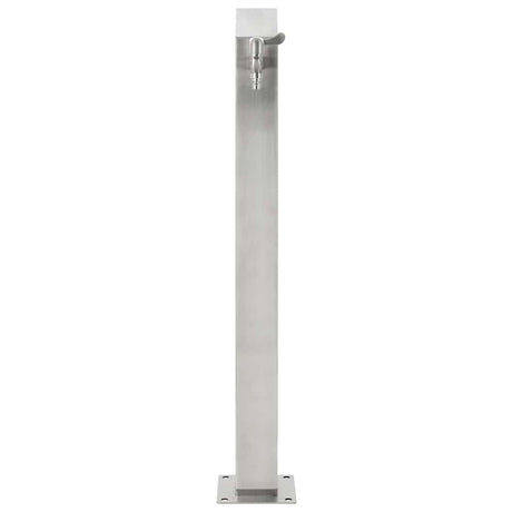 Vidaxl Garden Water Column Square 95 cm rustfrit stål