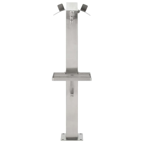 Vidaxl Garden Water Column Square 95 cm rustfrit stål
