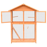 Vidaxl Vogelkooi 125.5x59.5x164 cm Solid fyrretræ og fyrretræ