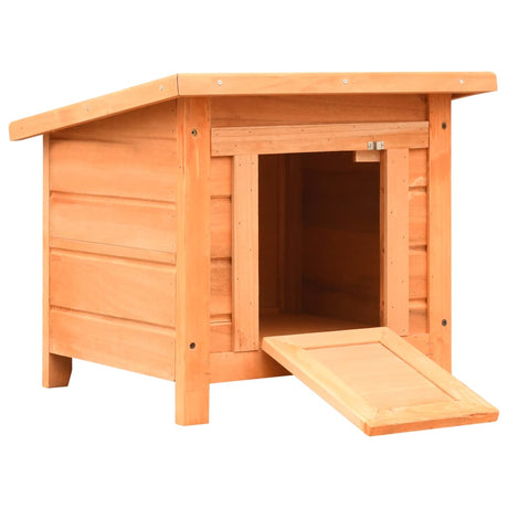 Vidaxl Kattenhuis 50x46x43,5 cm Solid fyrretræ og fyrretræ