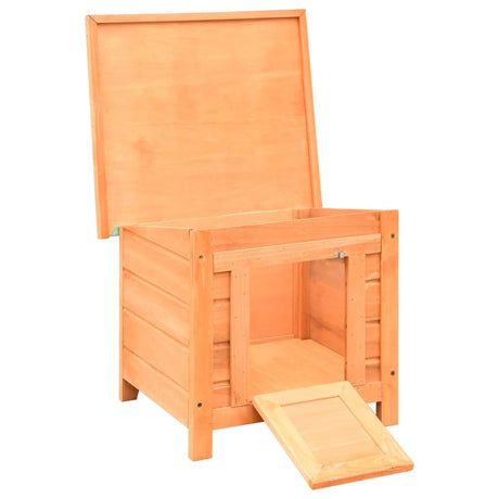 Vidaxl Kattenhuis 50x46x43,5 cm Solid fyrretræ og fyrretræ