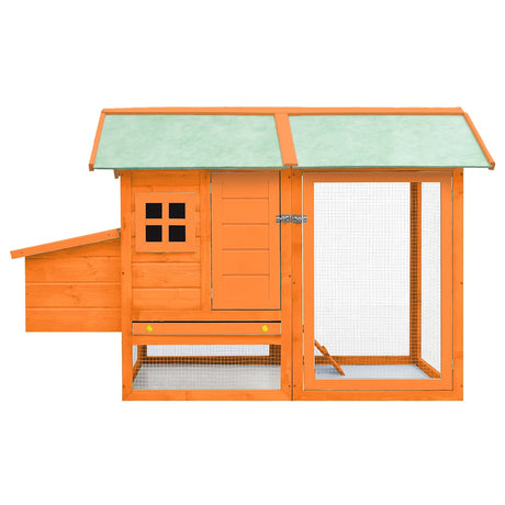 Vidaxl Chicken Coop 170x81x110 cm Solid Pine and Pinewood