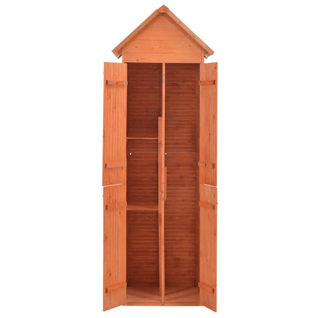 Vidaxl Garden Storage 71x60x213 cm træ