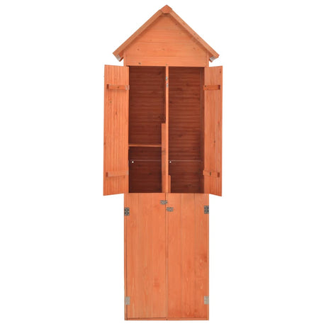 Vidaxl Garden Storage 71x60x213 cm træ