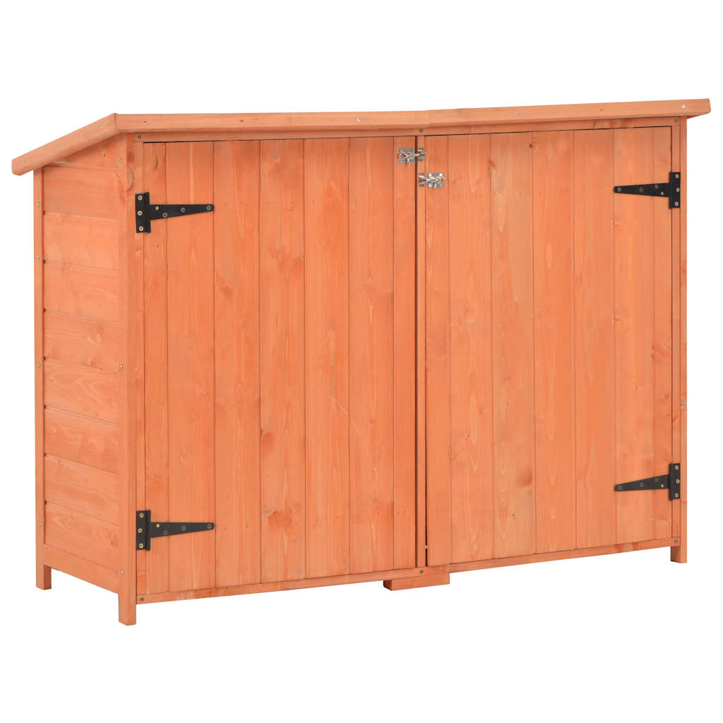 Vidaxl Garden Shed 128x42x91 cm træ