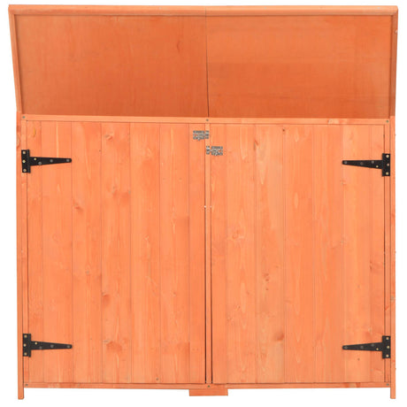 Vidaxl Garden Shed 128x42x91 cm træ