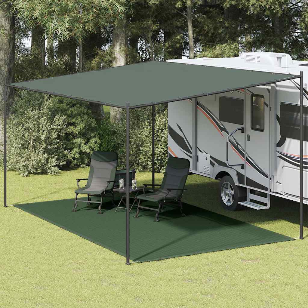 VidaXL telttæppe 300x600 cm HDPE grøn