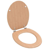 Vidaxl toiletstol med låg bambus MDF