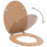 Vidaxl toiletstol med låg bambus MDF