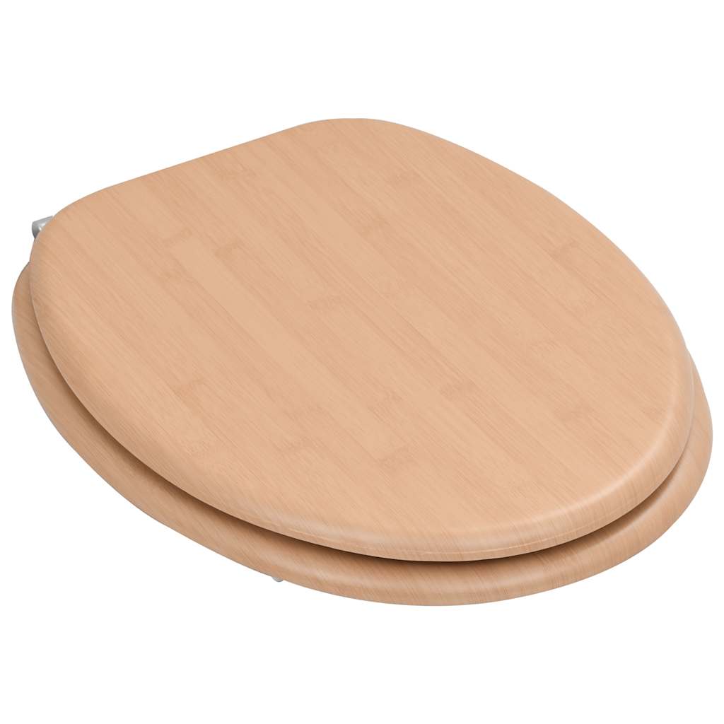 Vidaxl toiletstol med låg bambus MDF