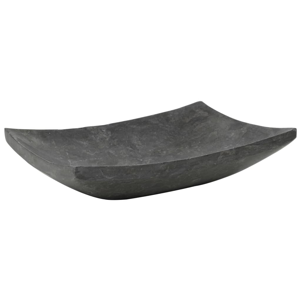 Vidaxl Sink 50x35x12 cm marmor sort