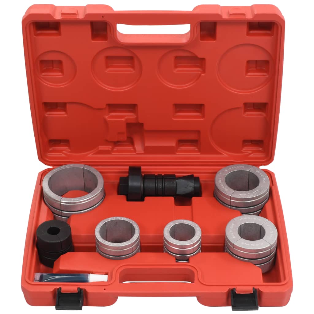 Vidaxl 8-delt rørforstørrelse Sæt kulstofstål og aluminium