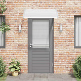 Vidaxl door canopy 120x100 cm PC Gray