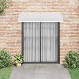Vidaxl Door Canopy 200x100 cm pc grå