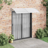 Vidaxl Door Canopy 200x100 cm pc grå