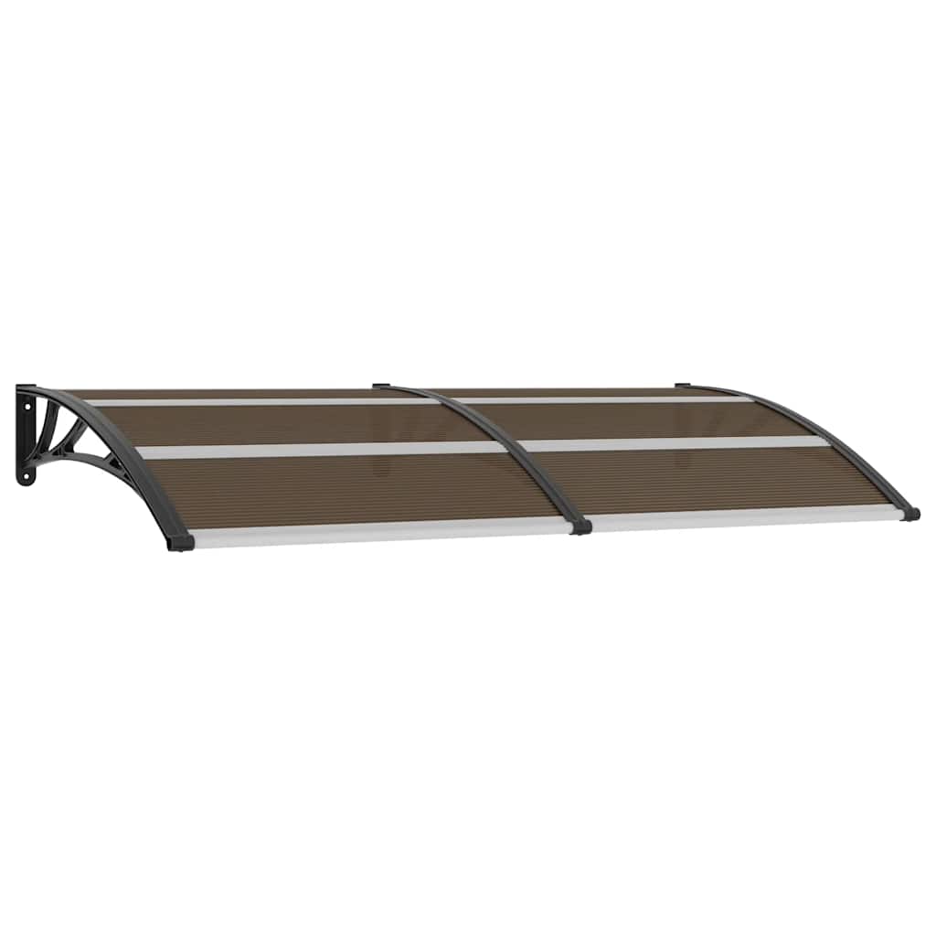 Vidaxl Door Canopy 200x100 cm pc sort sort