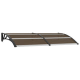 Vidaxl Door Canopy 200x100 cm pc sort sort