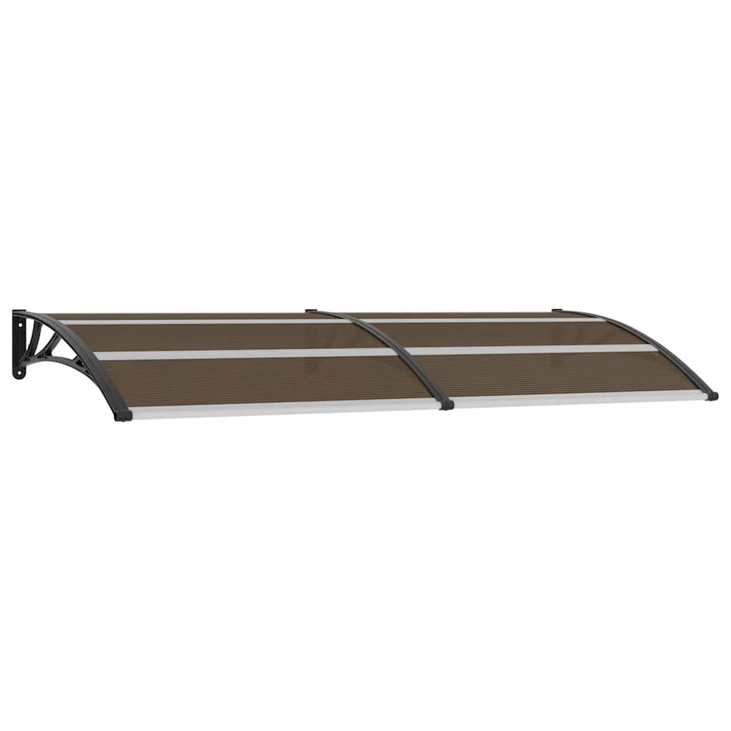 Vidaxl Door Canopy 240x100 cm pc sort sort